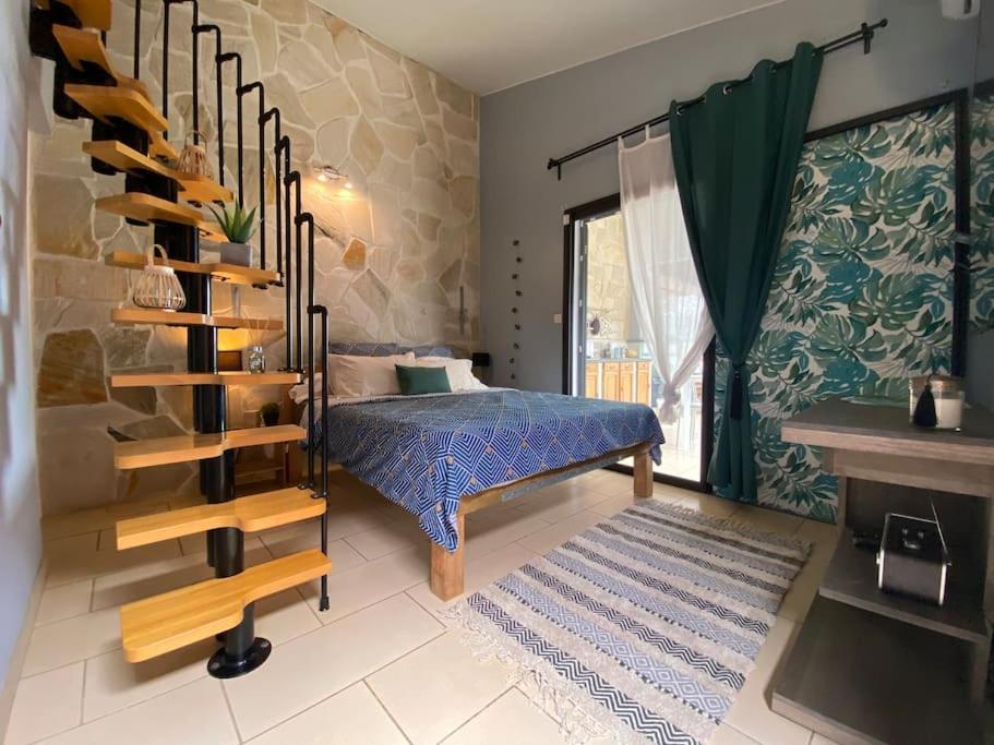 Cocooning Tropic Studio Avec Jacuzzi Privatif Saint-Louis Exterior foto